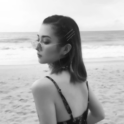 36张高清伤感黑白女生QQ头像 氛围感拉满