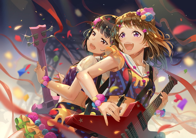 这款《BanG Dream!》壁纸太绝了！户山香澄和牛込里美高清1080P壁纸合集