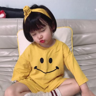 超治愈！10张高清可爱萌娃女孩QQ头像精选