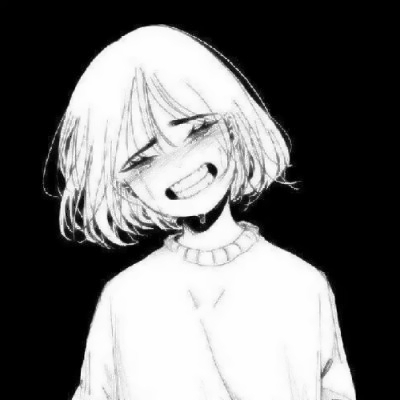 23张高清好看的丧系动漫女生头像 快收藏当头像