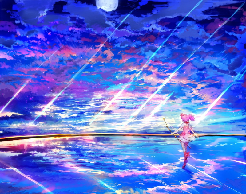 魔法少女小圆泳装壁纸合集