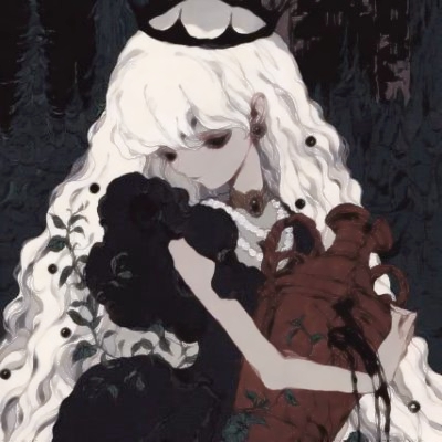 暗色系丧感动漫女头 16张高清好看的头像合集