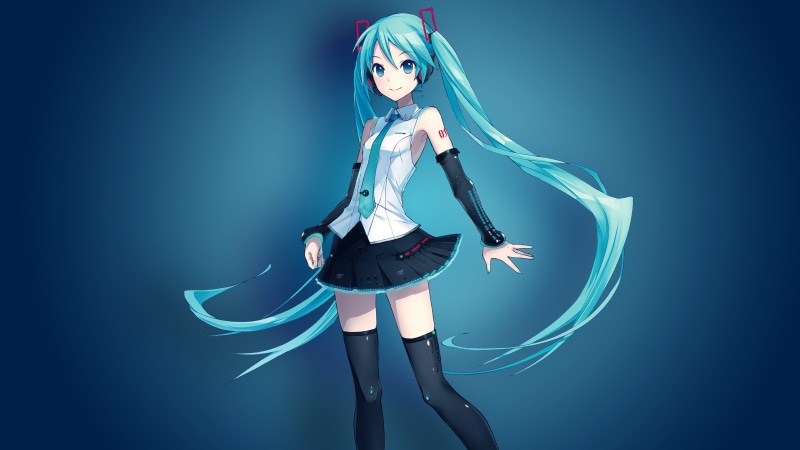 4K高清壁纸！初音未来的室内造型太美了