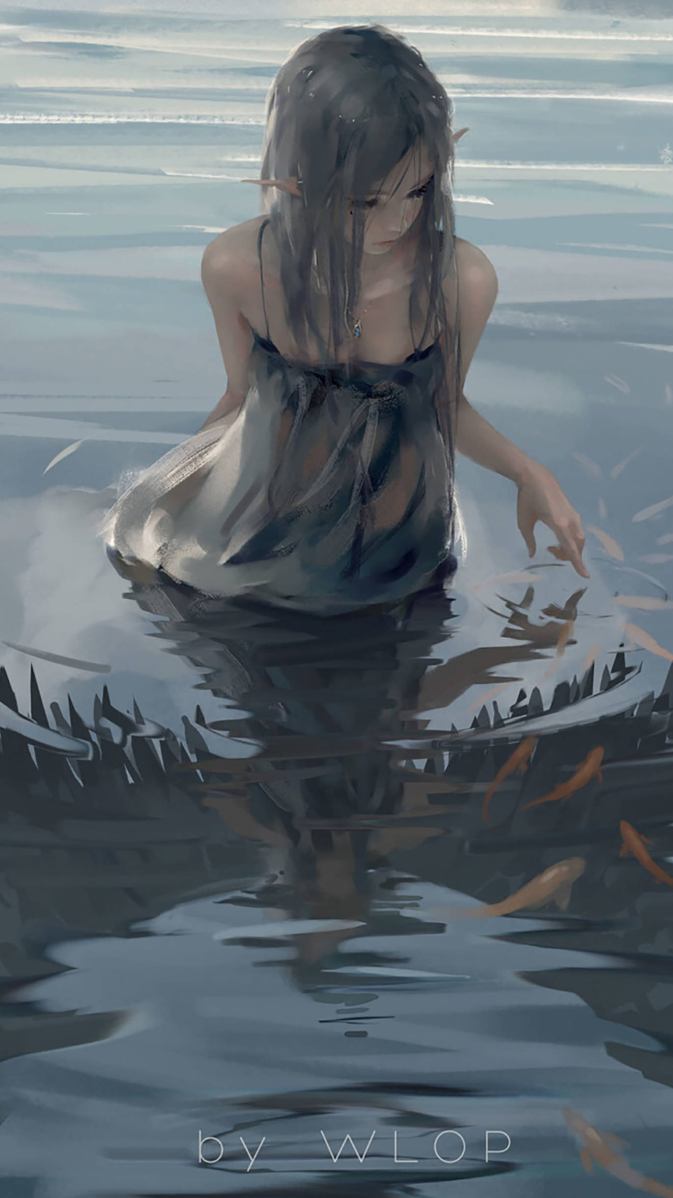 分享一组超绝的鬼刀插画壁纸