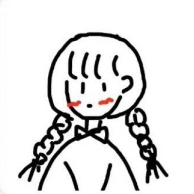 20张高清可爱小女孩简笔画头像合集