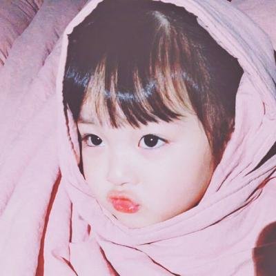 混血萌娃女生头像来啦！14张高颜值可爱高清图