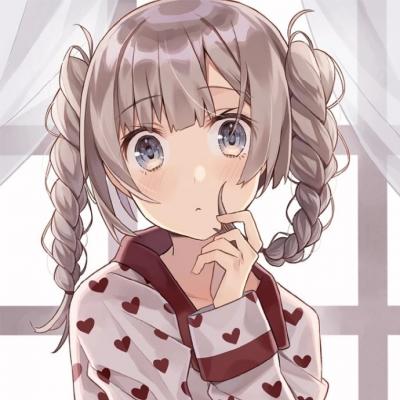 24张高清可爱女生卡通头像 软萌氛围感拉满