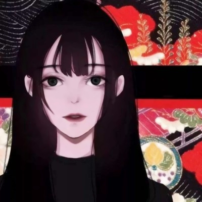 28张暗黑系病娇动漫女生头像 高清又带感