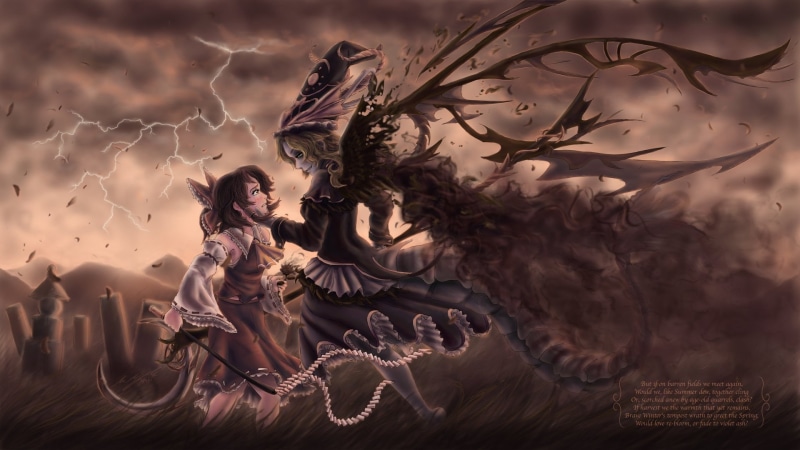 这组东方Project雾雨魔理沙同人壁纸合集