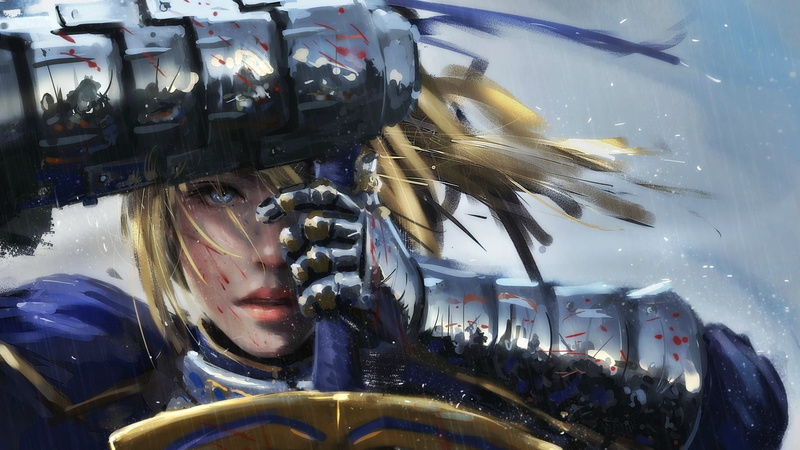 WLOP笔下的Fate系列 saber绝美壁纸分享