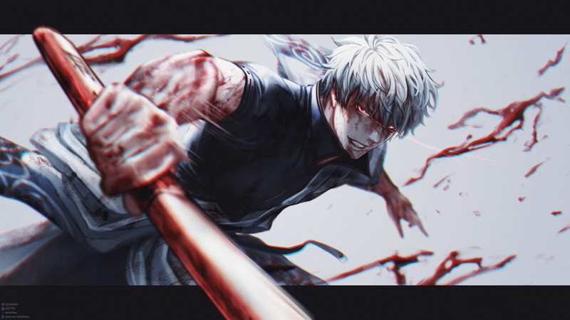 银魂主角坂田银时高清壁纸合集