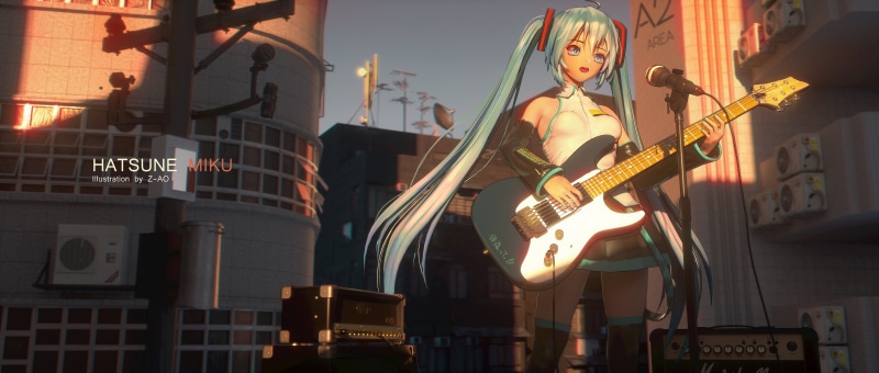 4K高清动漫壁纸合集 初音未来等Vocaloid角色