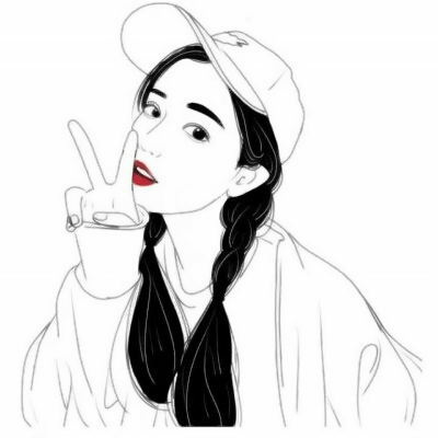 9张高清手绘动漫女生头像 个性感拉满的女生头像素材