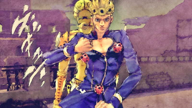 《JOJO的奇妙冒险》乔鲁诺·乔巴纳替身黄金体验高清壁纸合集