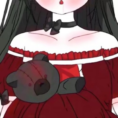 28张暗黑系病娇动漫女生头像 高清又带感