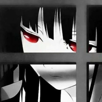 12张高清黑白丧系女生动漫头像 自带伤感氛围感