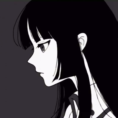 23张高清好看的丧系动漫女生头像 快收藏当头像