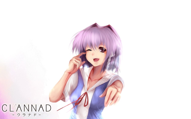 《Clannad》藤林杏绝美壁纸 红发少女氛围感拉满