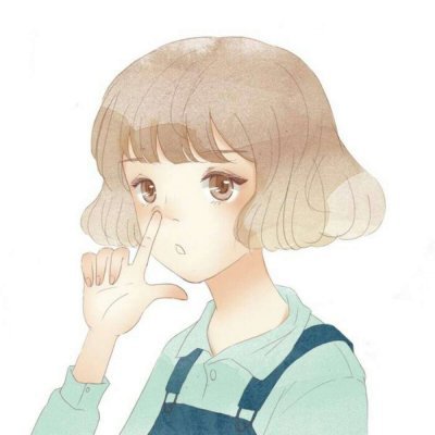 14张高清冷淡风漫画女生头像合集