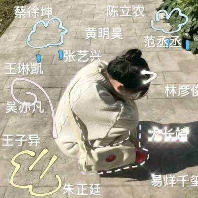 14张高清可爱带字女生真人头像合集