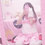 26张超甜粉色系少女头像 高清可爱女生头像合集