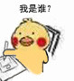 干活摸鱼都能用！小黄鸡写东西表情包合集