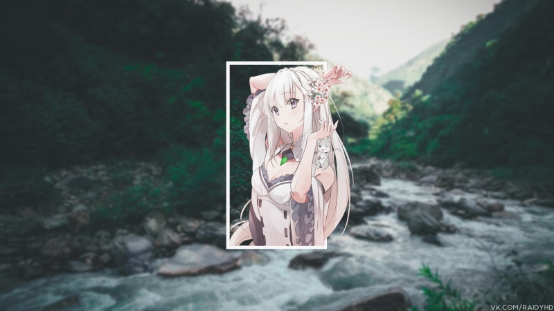 《Re：从零开始的异世界生活》帕克&爱蜜莉雅画中画壁纸合集