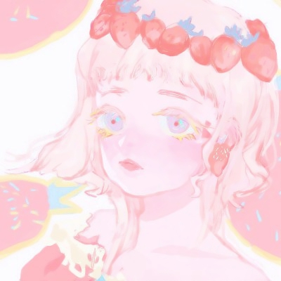 36张粉色系少女心动漫头像合集 高清好看的女生头像素材