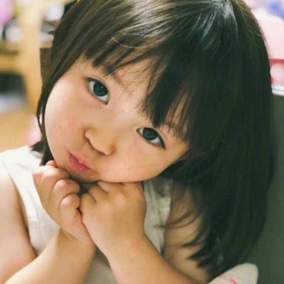 混血萌娃女生头像来啦！14张高颜值可爱高清图