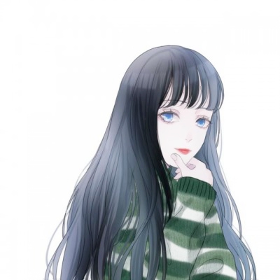 6张超有氛围感的文艺风动漫手绘女生头像 适合当微信头像