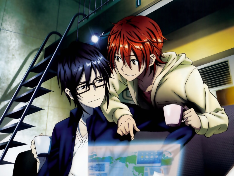 K企划 伏见猿比古和美咲的1080P高清动漫壁纸