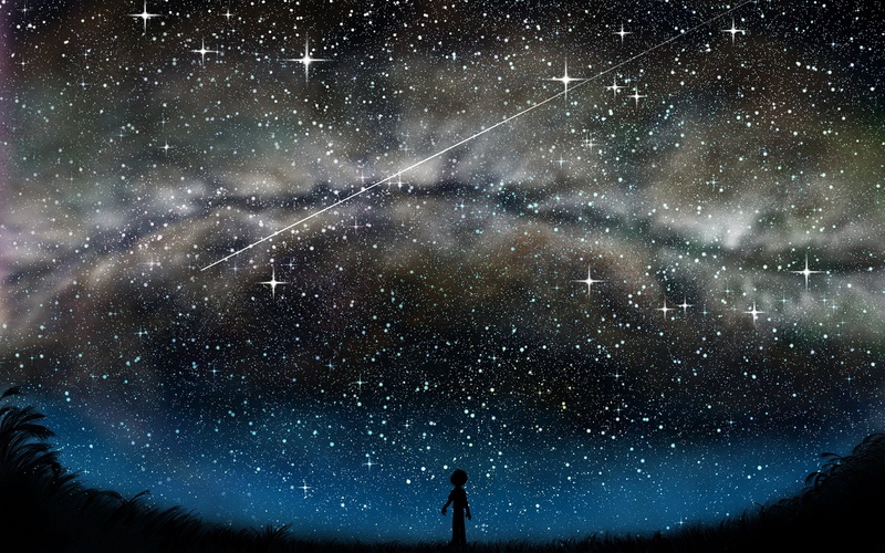 绝美夜空彗星壁纸合集 高清1080P动漫风