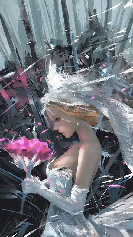 分享一组超绝的鬼刀插画壁纸