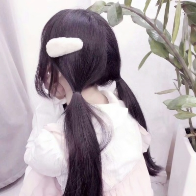 10张高清真人双马尾闺蜜背影头像 快和你的搭子安排上