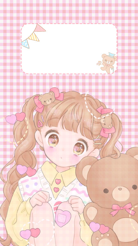 超治愈！一组甜美少女风壁纸来了