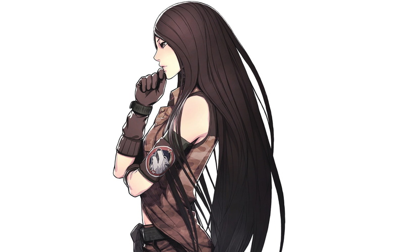 这张高级战争动漫少女壁纸太绝了