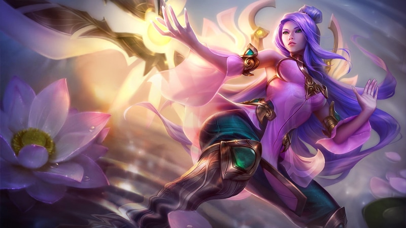 英雄联盟刀锋舞者 动漫风女角色 1080P高清壁纸