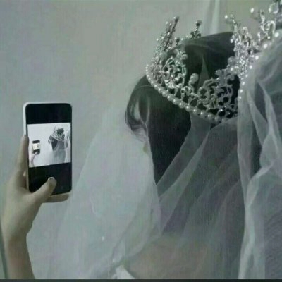 12张高清个性女生婚纱头像合集