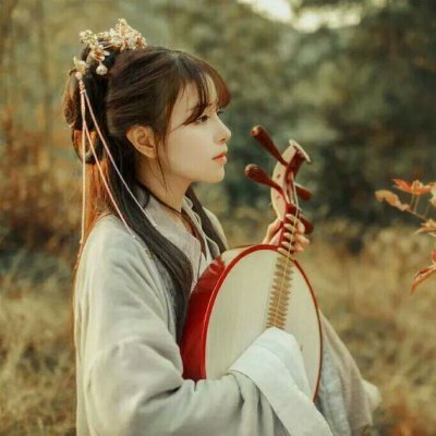 12张无水印高清真人古风女生头像合集