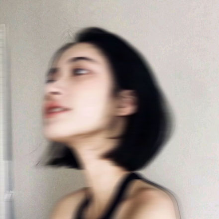 19张高清动感模糊微笑女生头像合集
