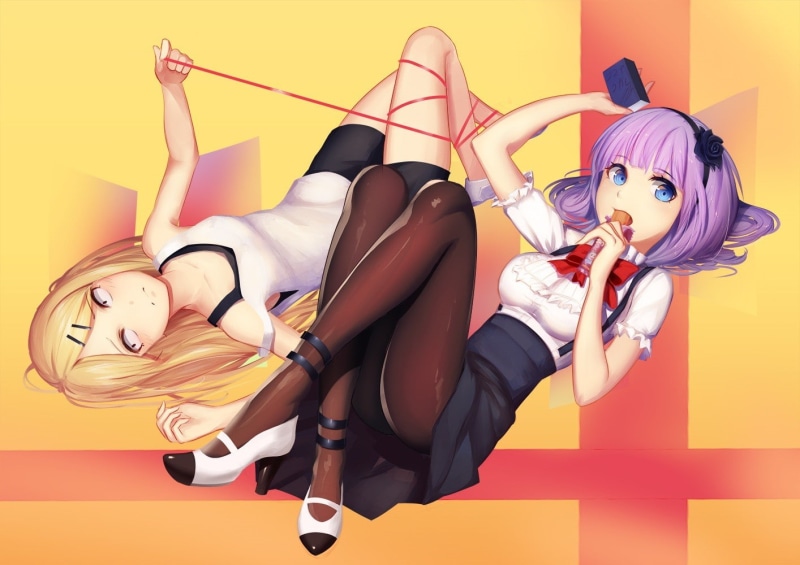 《720P超清！摇曳庄的幽奈小姐？不对，是《粗点心战争》两位女主壁纸合集》