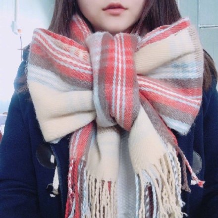 手把手教你系可爱蝴蝶结围巾
