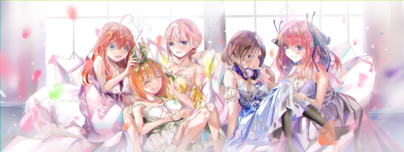 五等分的新娘壁纸 中野五姐妹2K手机壁纸
