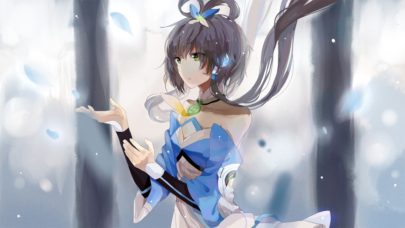 洛天依等Vocaloid同人美少女壁纸分享