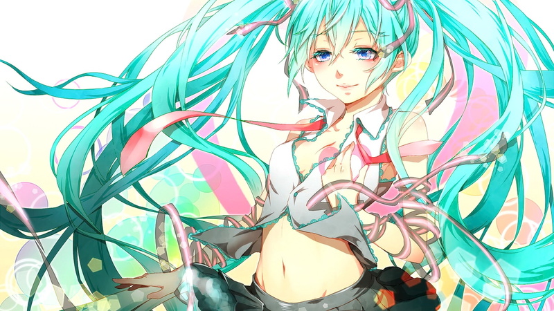 青色调初音未来壁纸分享