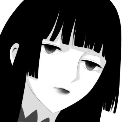 6张高清黑白丧系动漫女头 氛围感拉满的女生头像合集