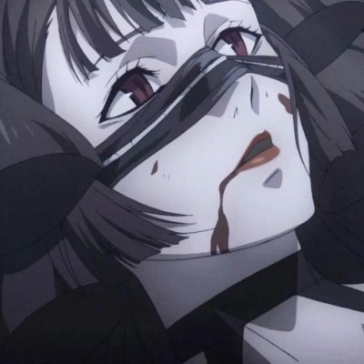 15张黑白动漫女生头像 高冷霸气又带丧感