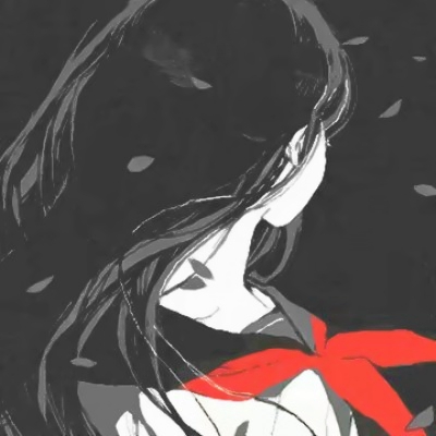 14张高清丧系黑化动漫女生头像 卡通风格一次看够