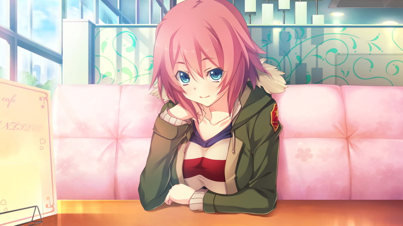 红发蓝眼短发少女壁纸！《黑色子弹》神崎早也高清游戏CG图