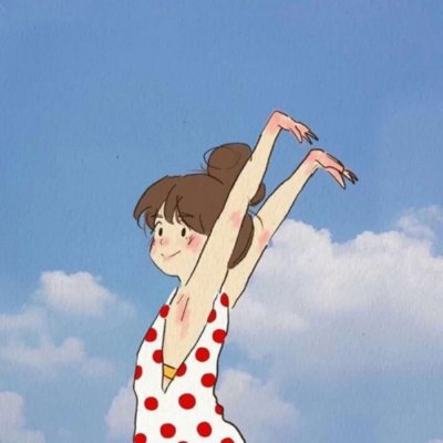 30款不同风格手绘女生插画头像 微信头像专属素材合集